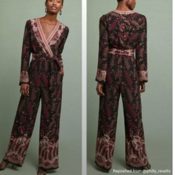 Anthropologie One September Bohemian Breezeway Jumpsuit  Size XXS - Picture 1 of 10